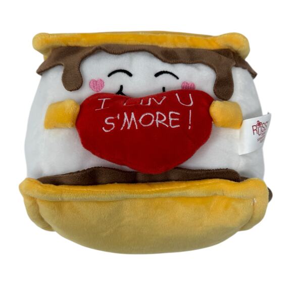Russ Make someone Happy I Love You Smore Plush Stuffed Animal Plushie 5" - Picture 1 of 7